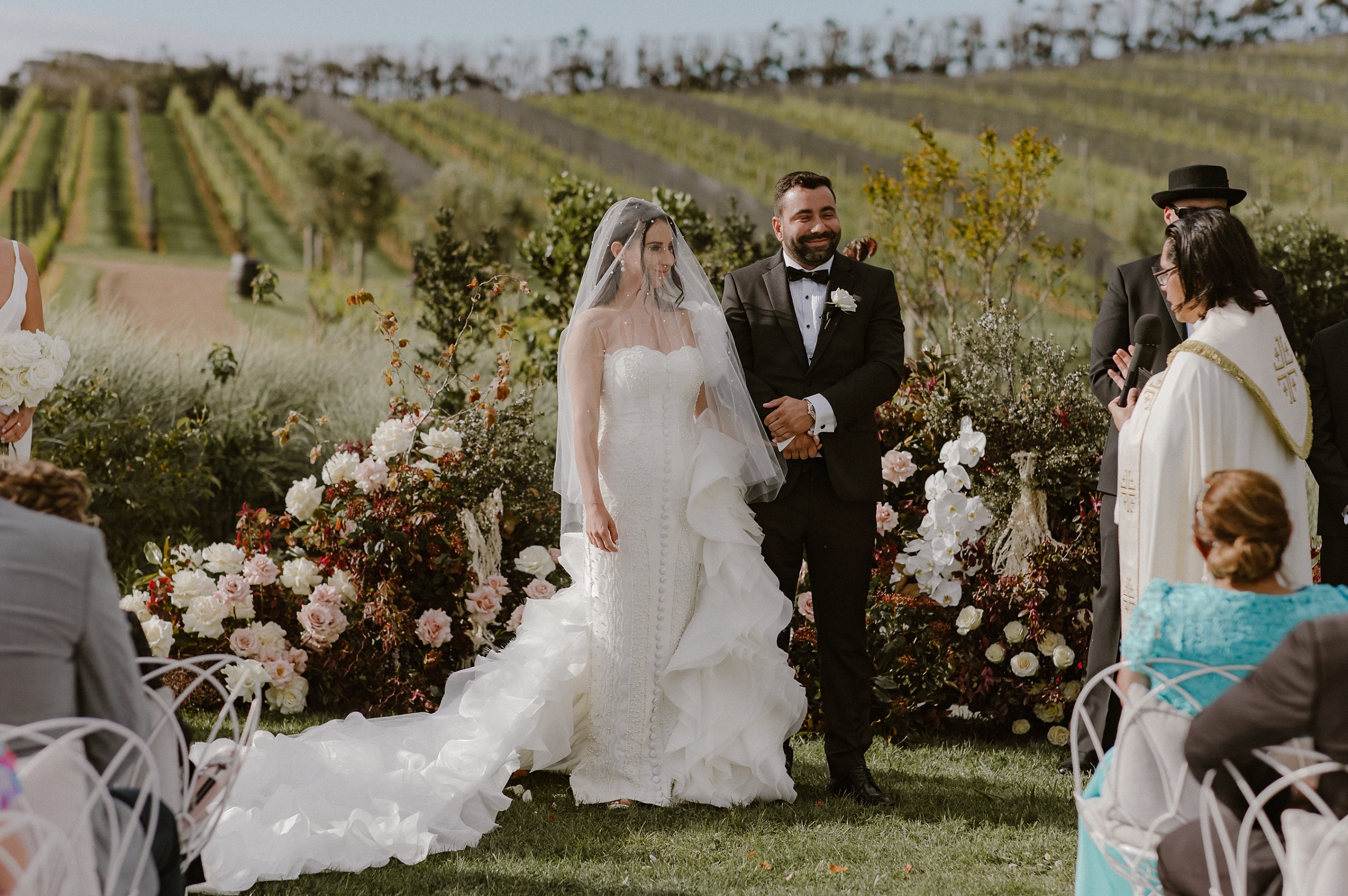 Wedding ceremony tantalus estate