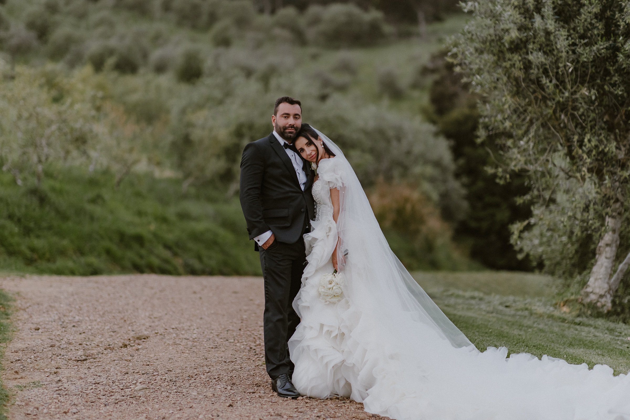 Bride and groom Waiheke Island Wedding