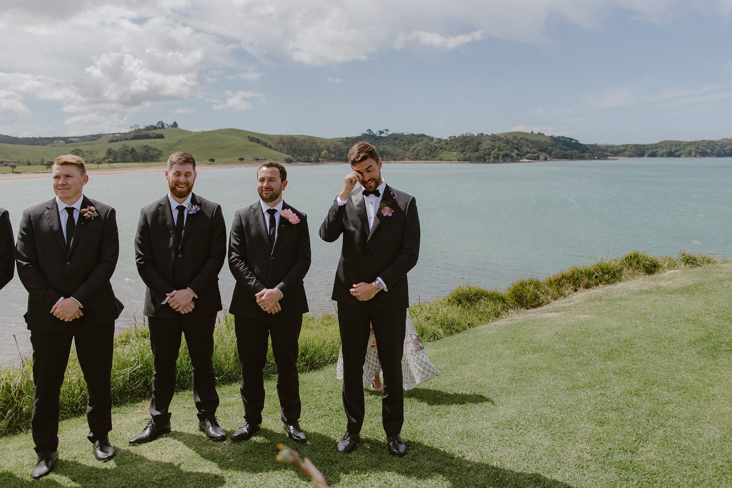 groom crying