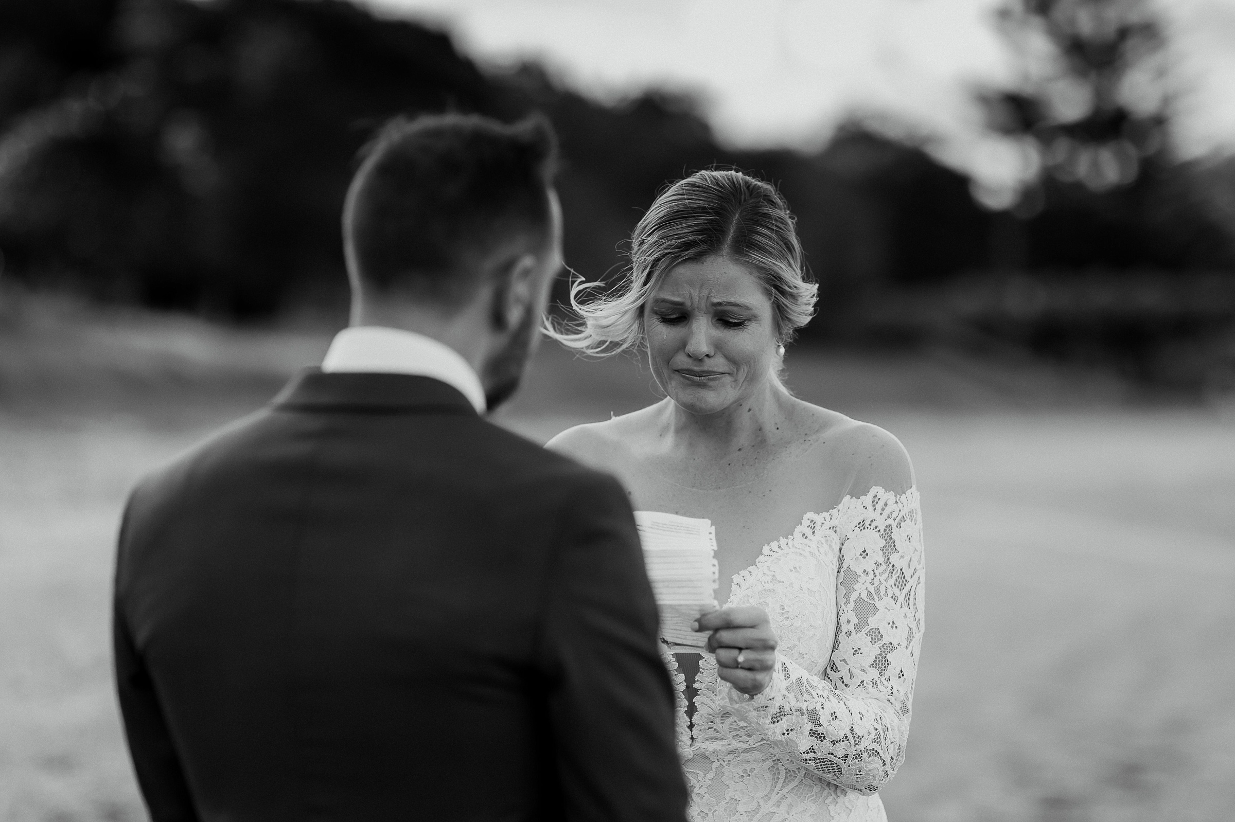 Emotional Bride Elopement