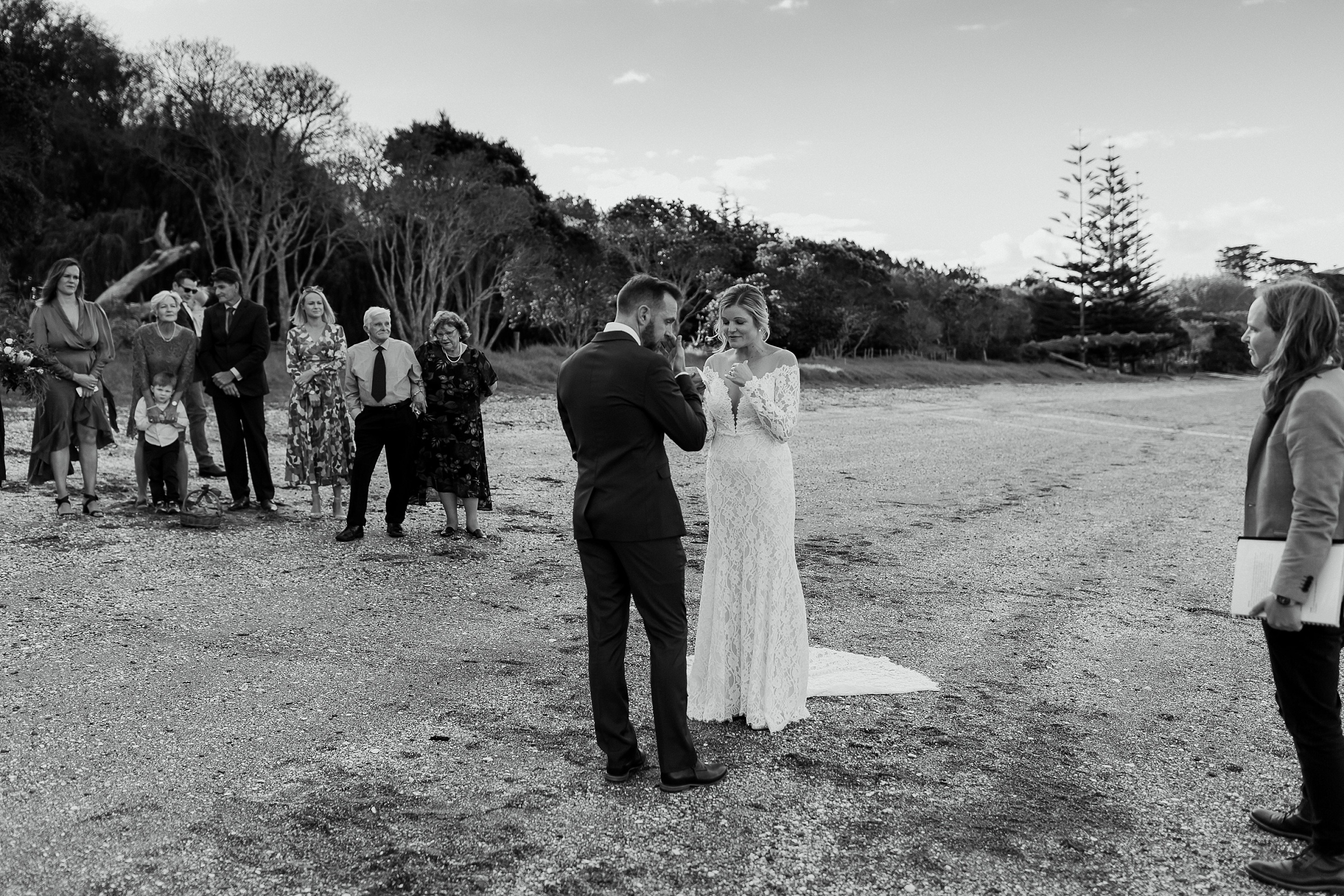 Elopement Ceremony Beach Waiheke