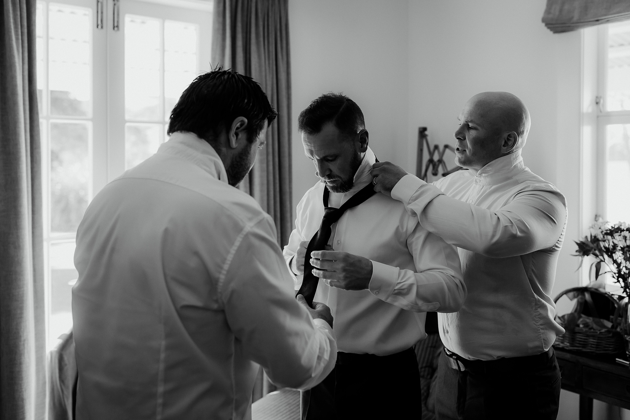 Groom getting Ready